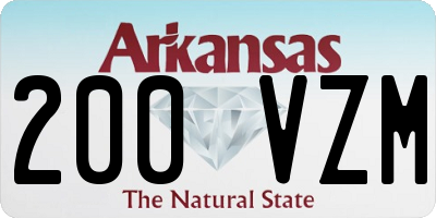 AR license plate 200VZM