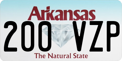 AR license plate 200VZP