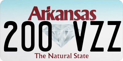 AR license plate 200VZZ