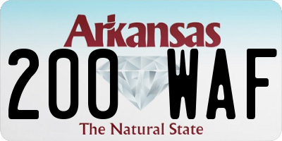AR license plate 200WAF
