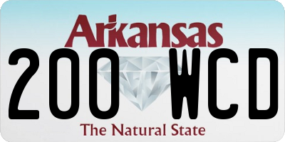 AR license plate 200WCD
