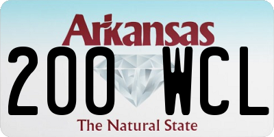AR license plate 200WCL