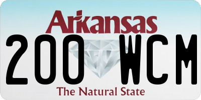 AR license plate 200WCM