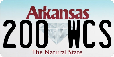 AR license plate 200WCS
