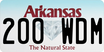 AR license plate 200WDM
