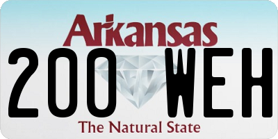 AR license plate 200WEH