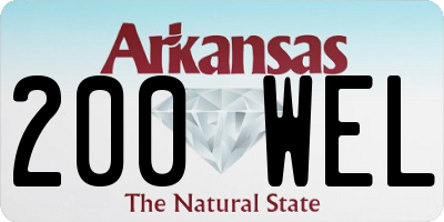 AR license plate 200WEL