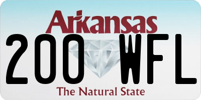 AR license plate 200WFL