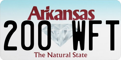 AR license plate 200WFT