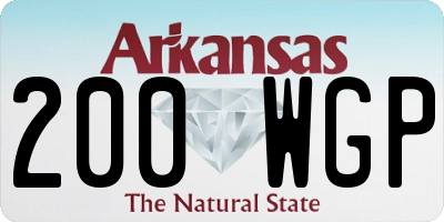 AR license plate 200WGP
