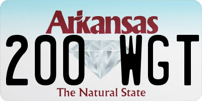 AR license plate 200WGT