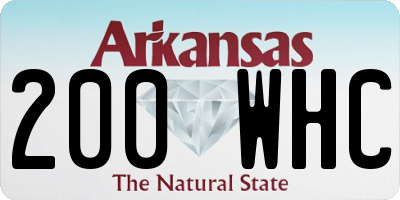 AR license plate 200WHC
