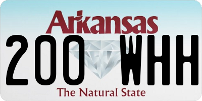 AR license plate 200WHH