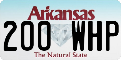 AR license plate 200WHP