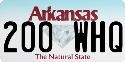 AR license plate 200WHQ