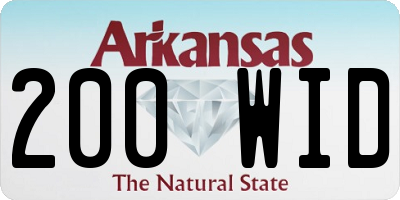 AR license plate 200WID