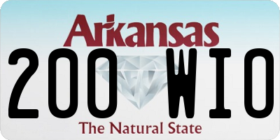 AR license plate 200WIO