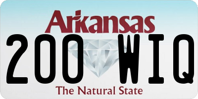 AR license plate 200WIQ