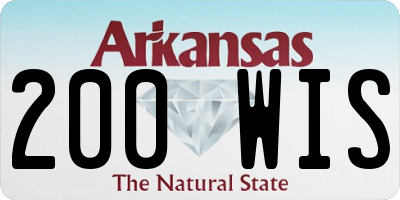 AR license plate 200WIS