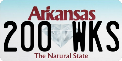 AR license plate 200WKS