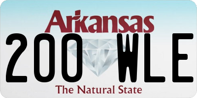 AR license plate 200WLE