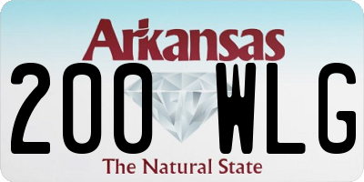 AR license plate 200WLG