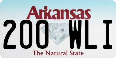 AR license plate 200WLI