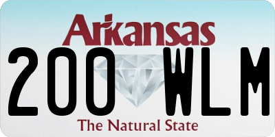 AR license plate 200WLM