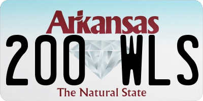 AR license plate 200WLS