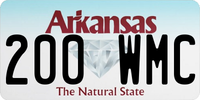 AR license plate 200WMC