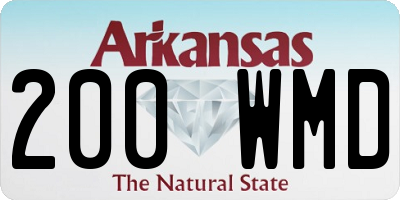 AR license plate 200WMD