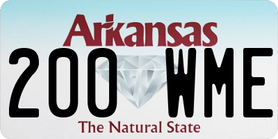 AR license plate 200WME