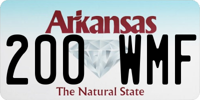 AR license plate 200WMF