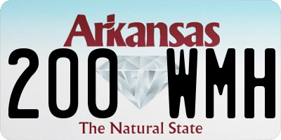 AR license plate 200WMH