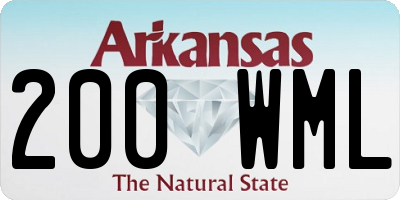 AR license plate 200WML