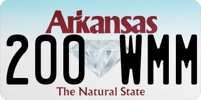 AR license plate 200WMM