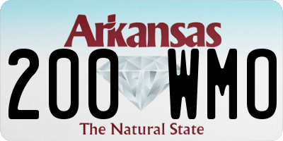 AR license plate 200WMO