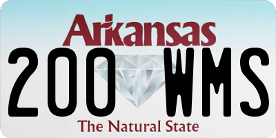 AR license plate 200WMS