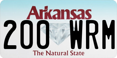 AR license plate 200WRM