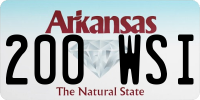 AR license plate 200WSI