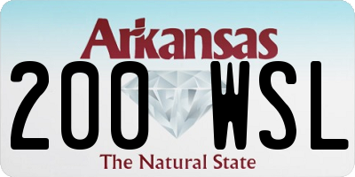 AR license plate 200WSL