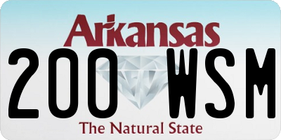 AR license plate 200WSM