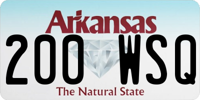 AR license plate 200WSQ