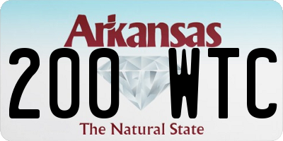 AR license plate 200WTC