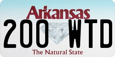 AR license plate 200WTD