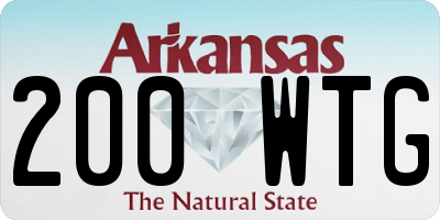 AR license plate 200WTG