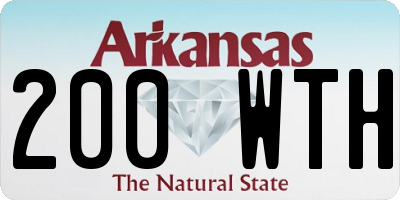 AR license plate 200WTH