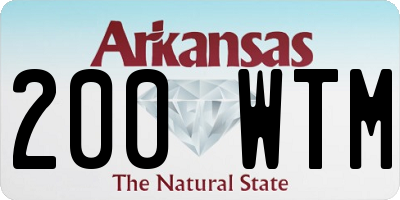 AR license plate 200WTM