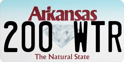 AR license plate 200WTR