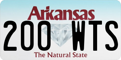 AR license plate 200WTS